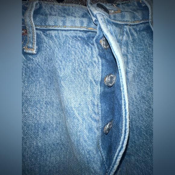 We The Free Light Blue Distressed Boyfriend Jeans Free People size 26 - Picture 7 of 13